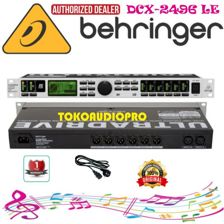 Behringer DCX2496LE Digital Loudspeaker Management System DLMS Speaker