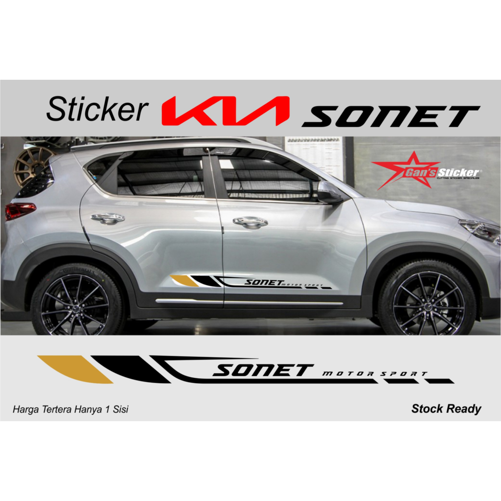 Sticker Pintu Kia Sonet Aksesoris Kia Sonet
