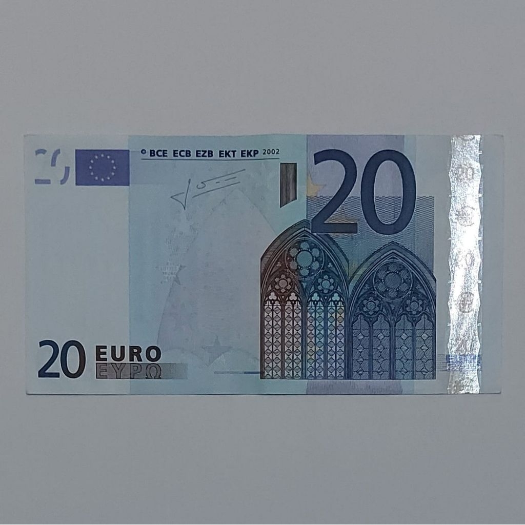 Eropa Euro Uang Asing Kuno 20 Euro Kuno