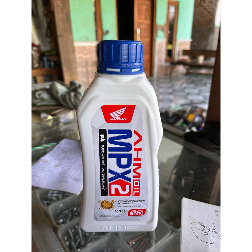 Oli/oil AHM oil Mpx2 0.65L 4T 100% Original