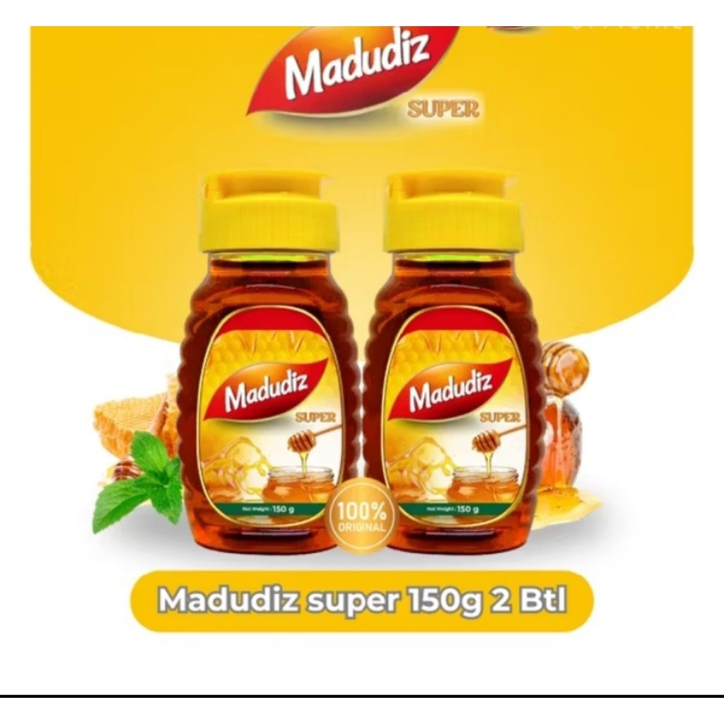 

Madudiz Madu Super 150ml 2 Botol Madu Menjaga Daya Tahan Tubuh.
