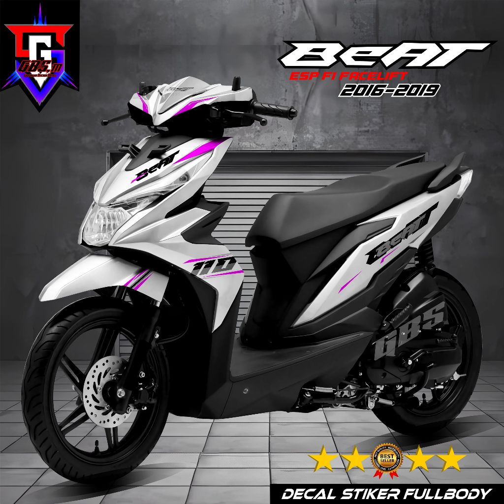 COD - Decal Stiker Beat Esp Fi 2017 2018 2019 Fullbody Stiker Honda BEAT ESP FI Variasi Fullbody