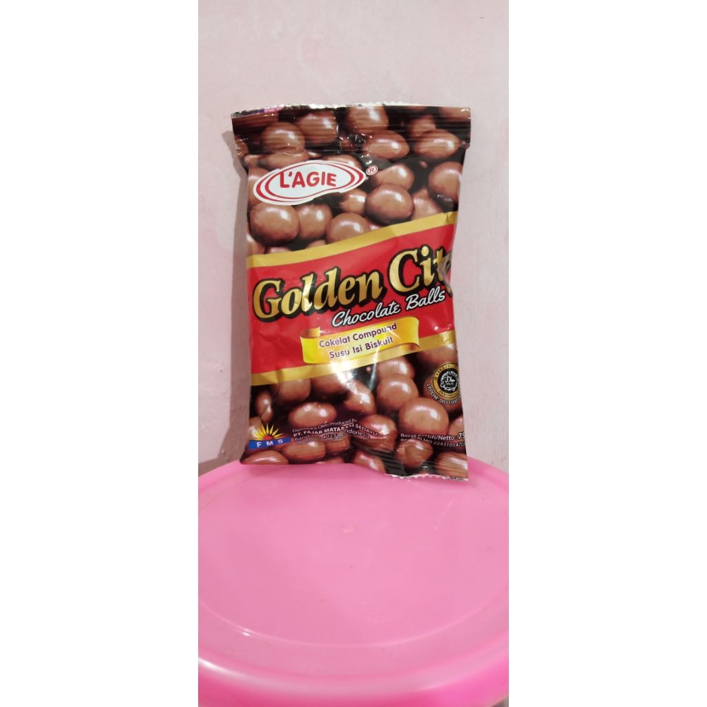 

golden city 75 gr chocolate balls
