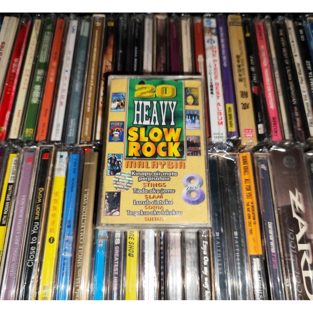 Kaset Pita Kompilasi 20 Heavy Slow Rocks Malaysia - PLStings, Slam, Eye, Screen, Sultan, Sonia, U.k.