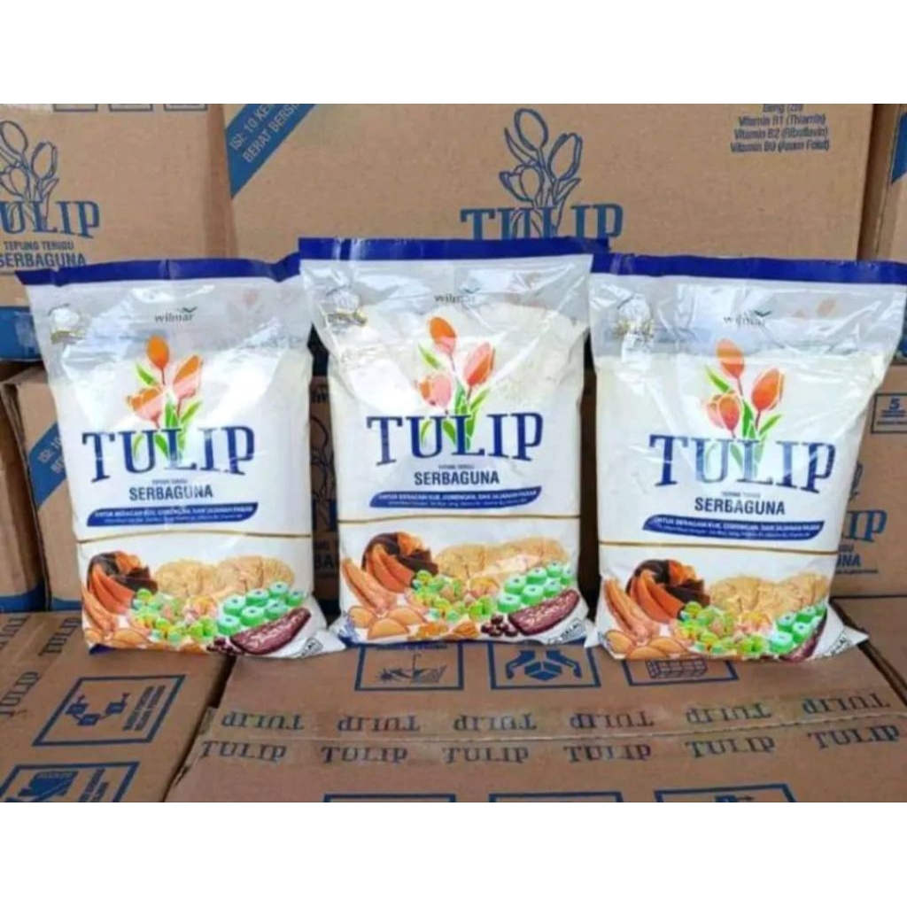 

TEPUNG TERIGU TULIP SERBA GUNA 1KG ECER