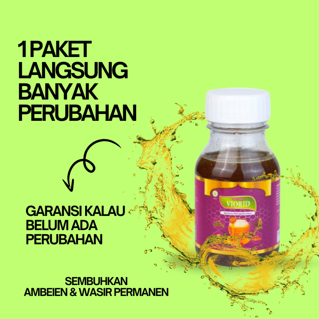 Terlaris Viorid Obat Ambeien Wasir Paling Ampuh Herbal Ambeyen Luar Dalam Stadium 1 2 3 4 Cepat Orig
