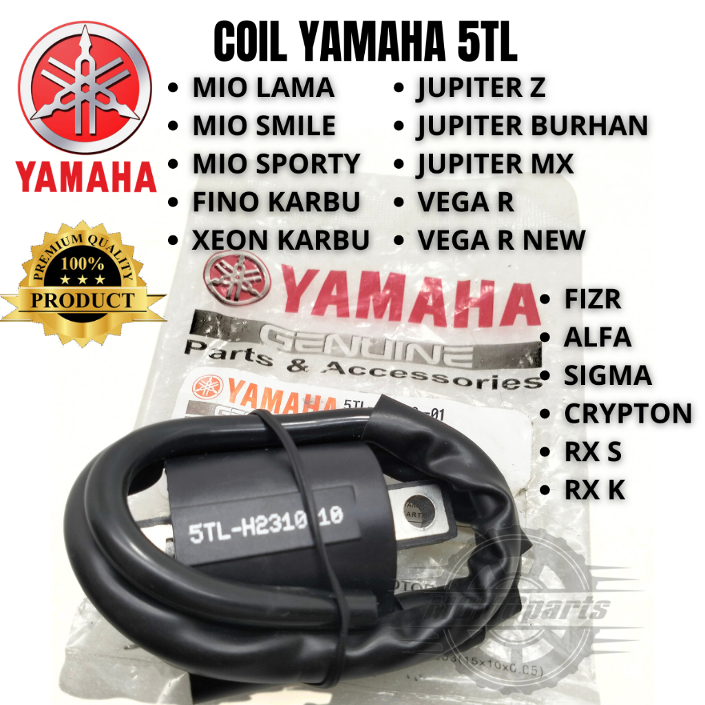 KOIL PENGAPIAN YAMAHA 5TL MIO LAMA SMILE SPORTY FINO XEON KARBU JUPITER Z BURHAN MX VEGA R NEW F1ZR 