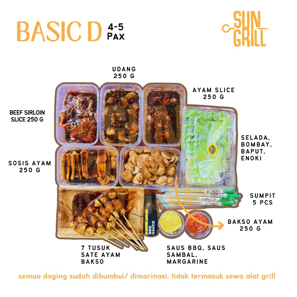 

Basic D Paket Daging Bbq Siap Grill