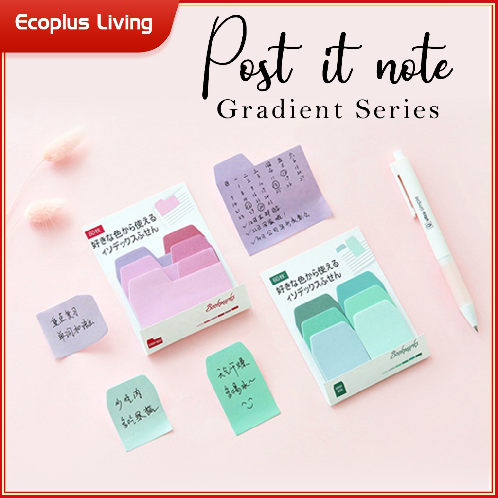 

Post It Sticky note Gradient Series Pembatas Catatan Memo ATK Sekolah Kantor Penanda Tulisan Penting