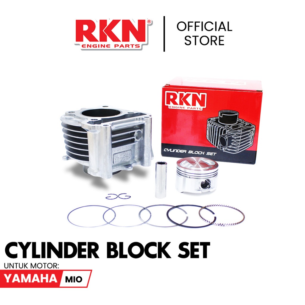 RKN Cylinder Assy / Blok Seher Mio, M3, J, Xb Original Japan Quality