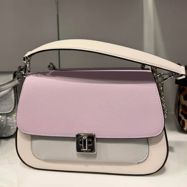 TAS SLINGBAG KS PHOEBE COLORBLOCK SMALL FLAP CROSSBODY BAG