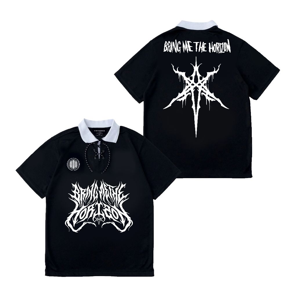 LDS Clothing Tshirt - Jersey Bmth Icon - Kaos Band Jersey Retro Bahan Milano
