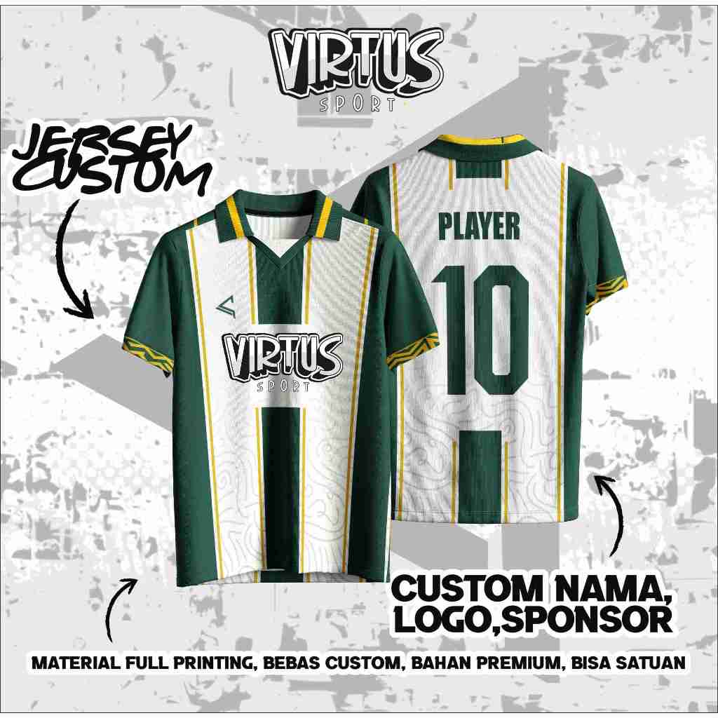 Jersey Sepak Bola | Jersey Futsal | Jersey Voli Custom Free Nama Set