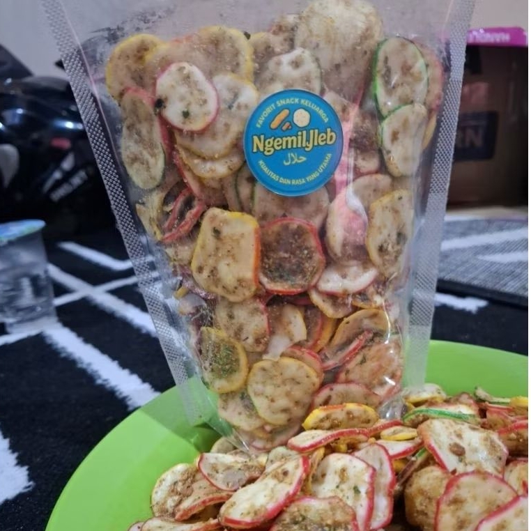 

250 gram Seblak pelangi kacang pedas gurih