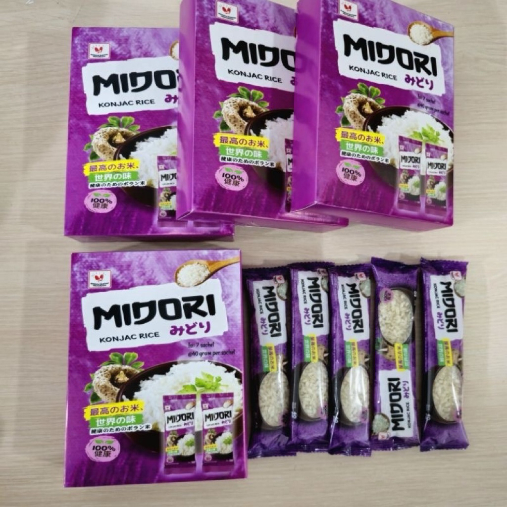 

BERAS PORANG MIDORI SHIRATAKI INSTANT 40gr - 1 Pcs MURAH