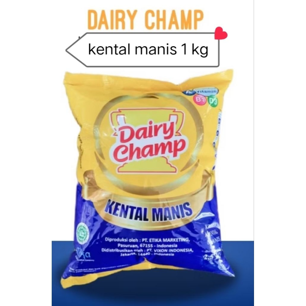 

kental manis Dairy Champ 1kg 2.5kg