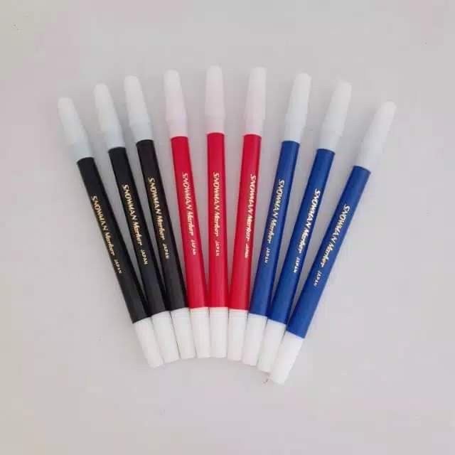 

Spidol Mini Kecil Snowman warna cerah kualitas terbaik [ BIRU / MERAH / HITAM ]