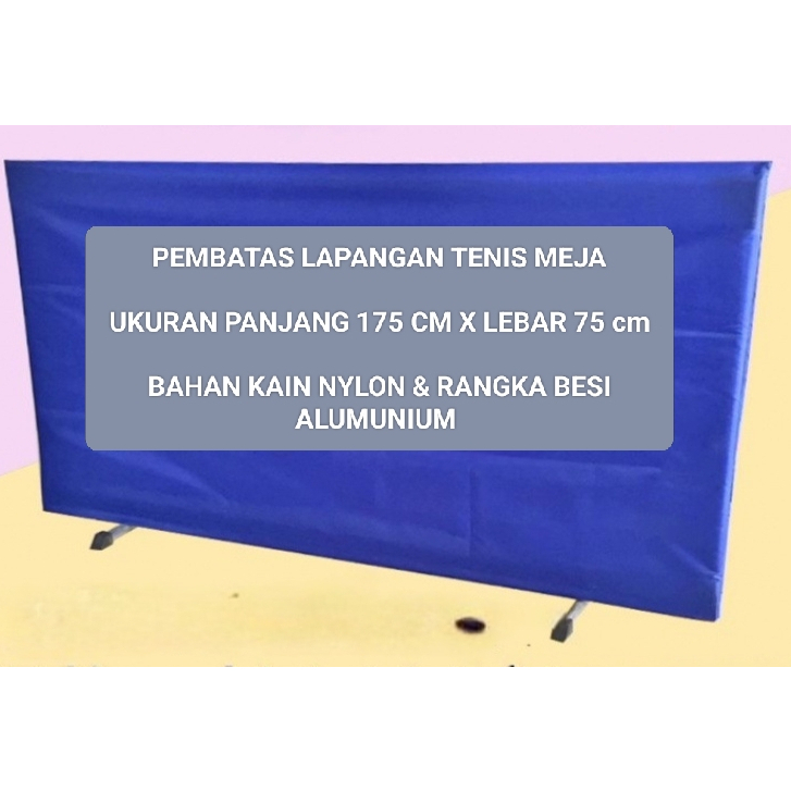 Sketsel Pembatas Lapangan Tenis Meja Widen Pelatihan Pingpong Kompetisi Table Tennis Bat Bet Ball