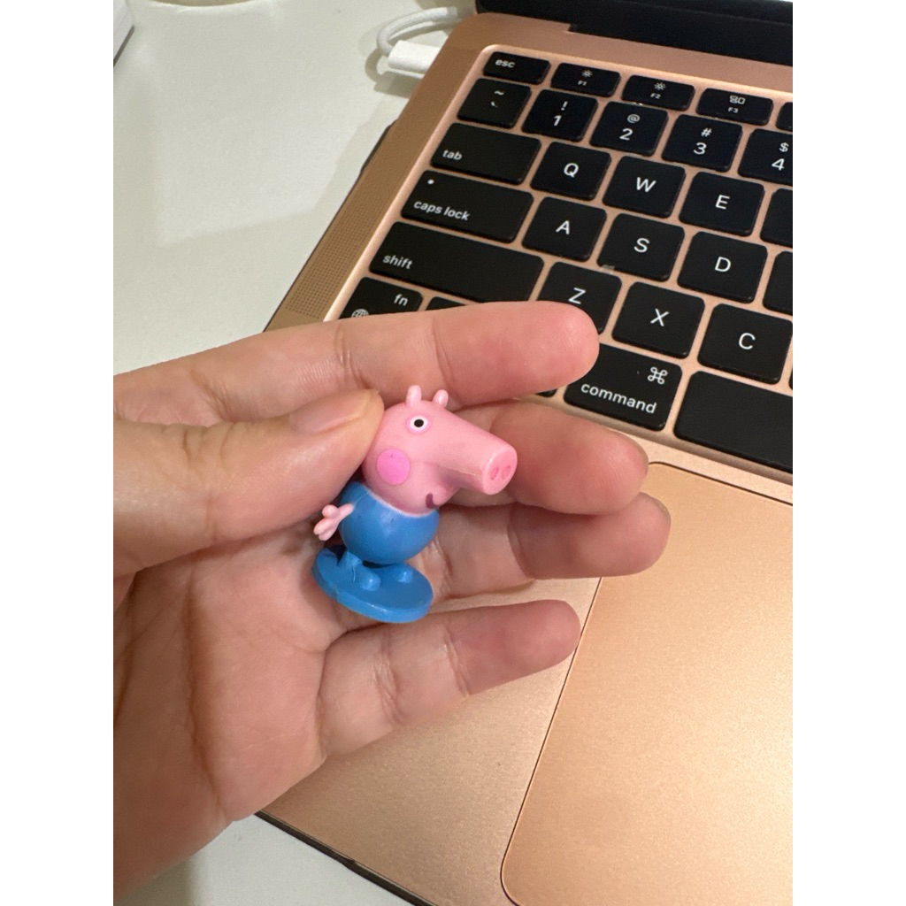 George Pig mini figure Peppa Pig Original Japan
