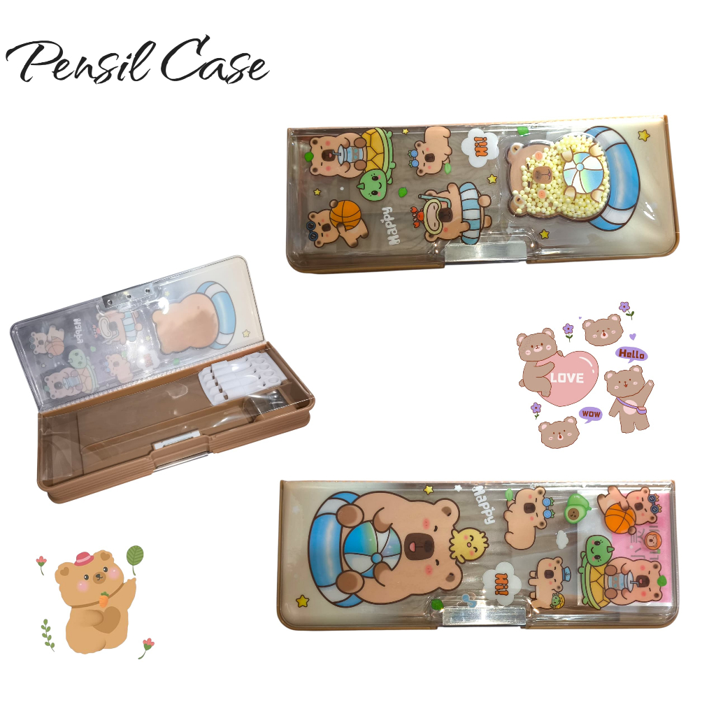 

Tempat Pensil Magnet Capybara/Pencil Case Capybara Bubble 35329 - Stationery