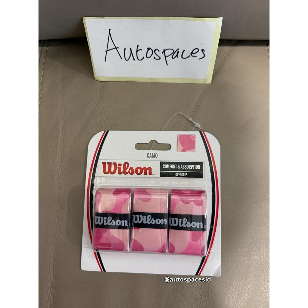 Wilson Camo Comfort overgrip tenis Wilson pink camo Over grip tennis grip Original grip tennis padel