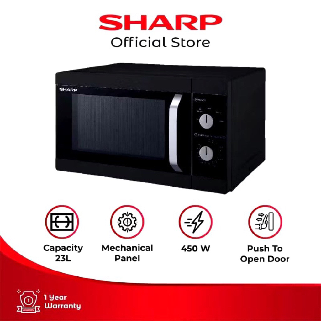 Microwave SHARP 23 Liter R-223MA-BK