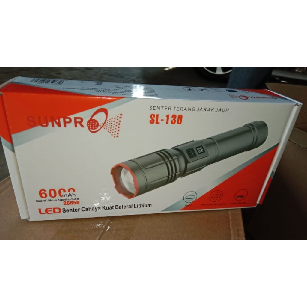 Senter Zoom Tangan Sunpro SL-130