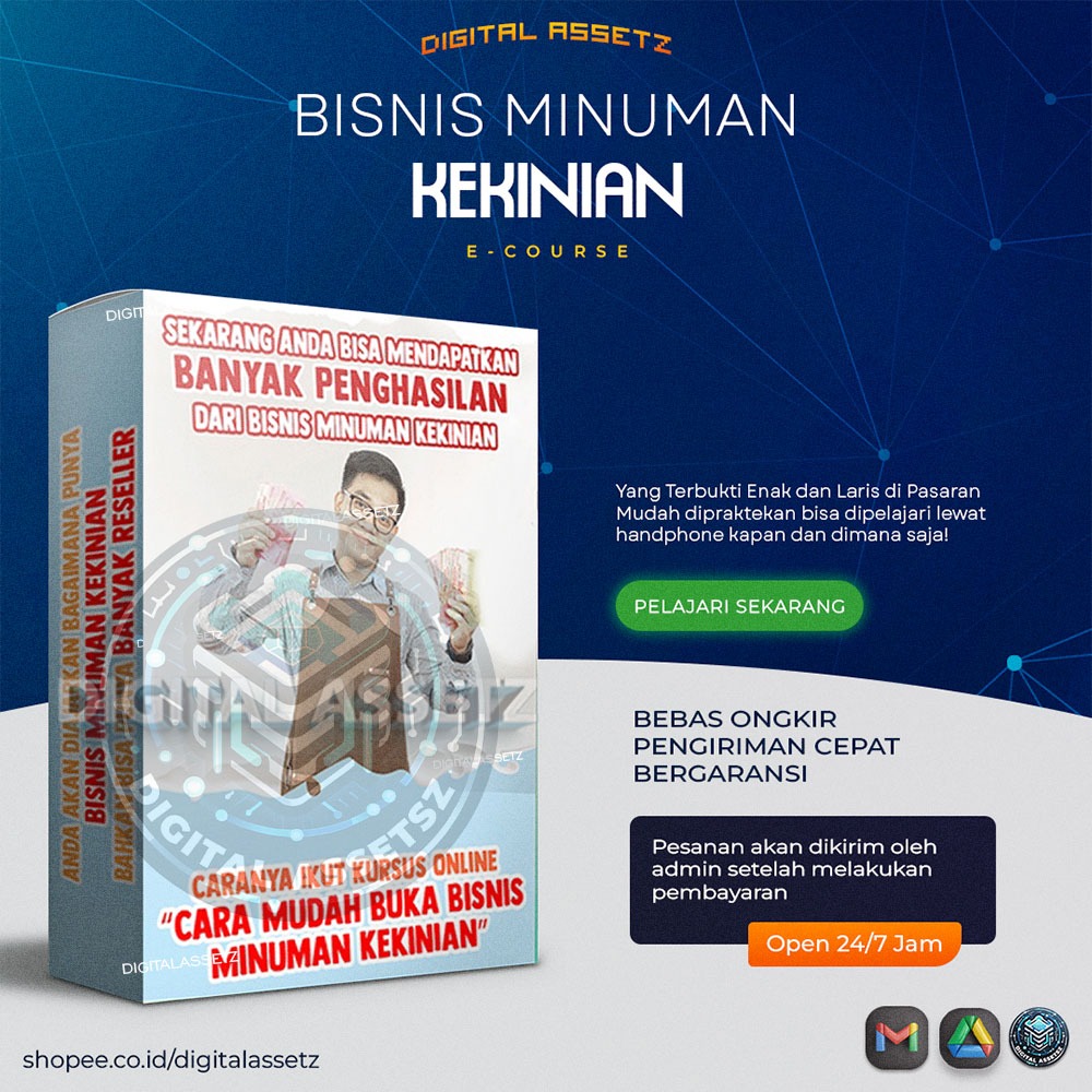 [EC315] BISNIS MINUMAN KEKINIAN - Course Video Belajar Resep Minuman Viral