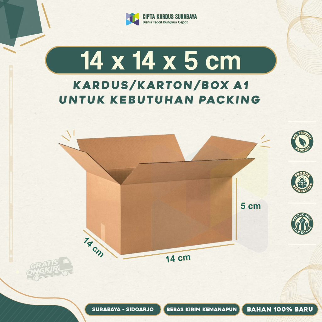 

Kardus Packing 14x14x5 | Box packing | Karton Packing