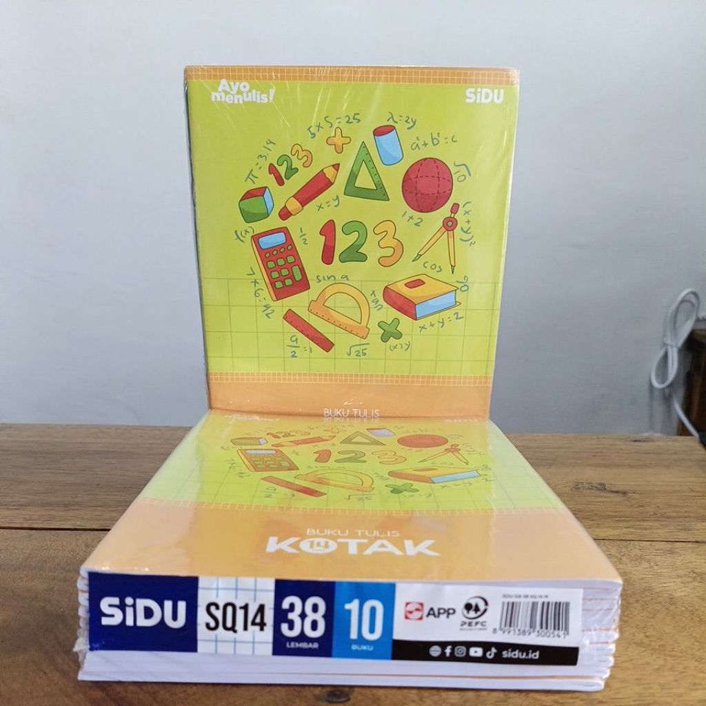 

SIDU BUKU TULIS KOTAK KOTAK BESAR 38 LEMBAR