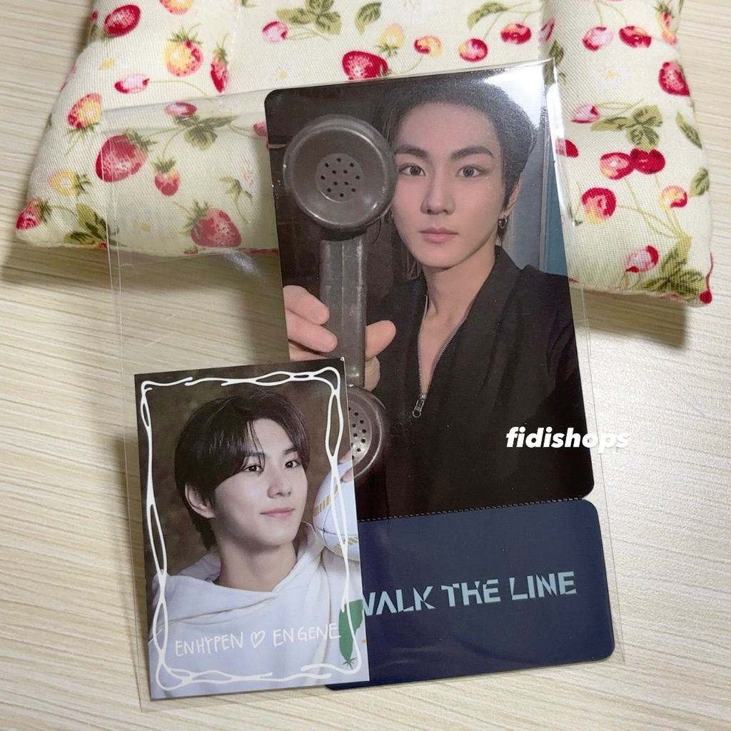 [BOOKED] OFFICIAL ENHYPEN JUNGWON MEMBER SET PHOTO TICKET WORLD TOUR 'WALK THE LINE' IN GOYANG POB A