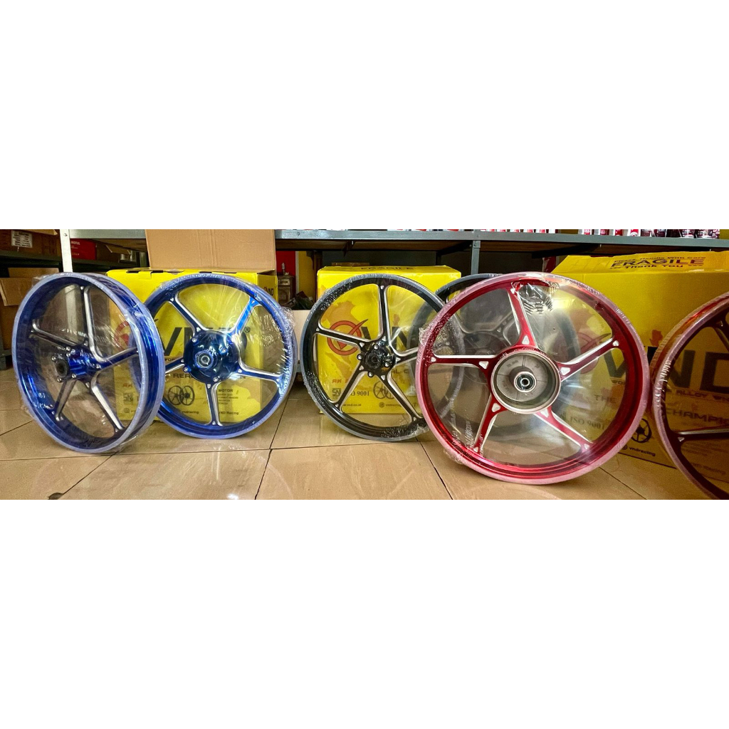 velk vnd ring 17 keluarga Yamaha bebek barang baru bukan second☺️ ready warna merah dan biru