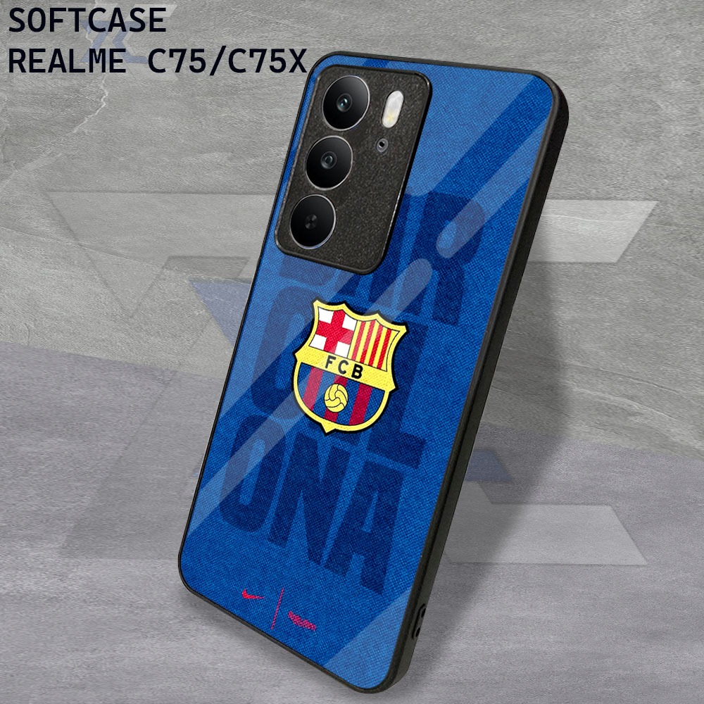 [GM11]Softcase Kilau untuk REALME C75 / C75X Case Mika Silikon Silicon Pelindung Hp Case Kaca Kilau.