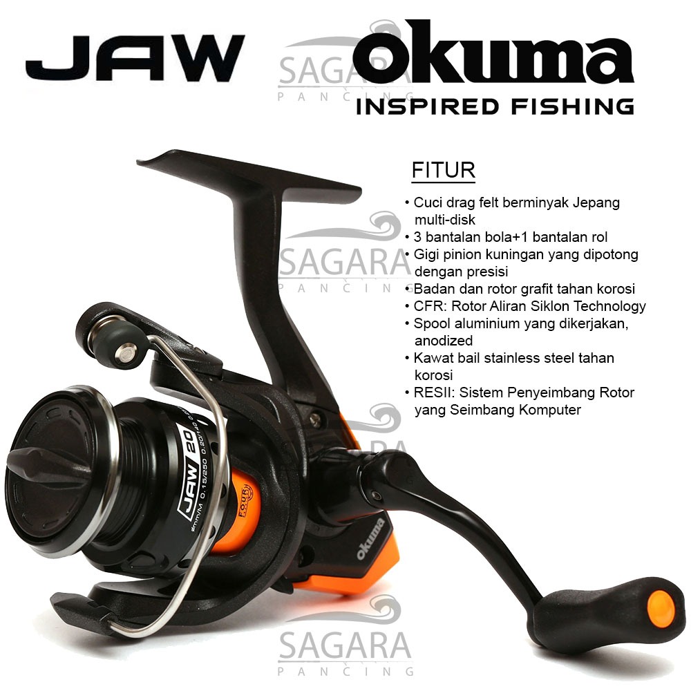 Reel Okuma JAW Reel Pancing Spinning