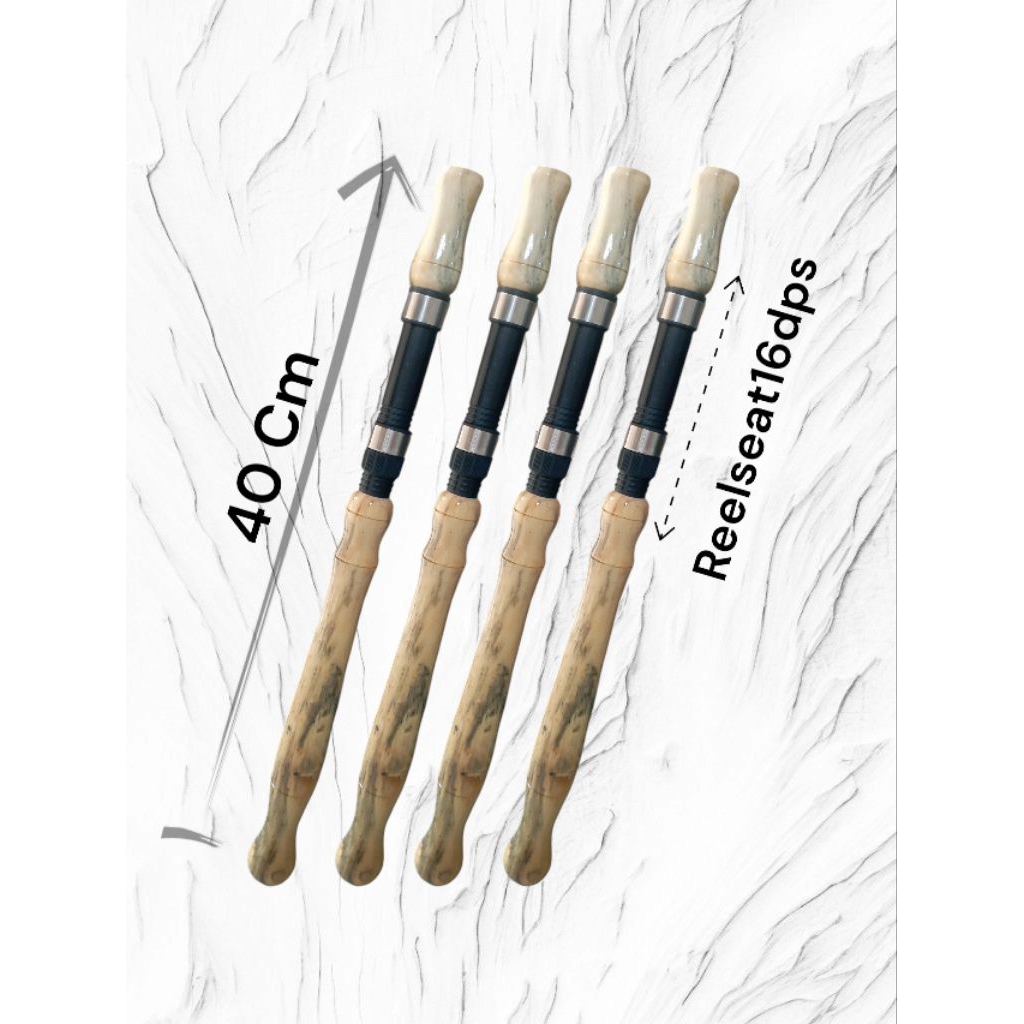 GAGANG JORAN KAYU 40cm + reelseat