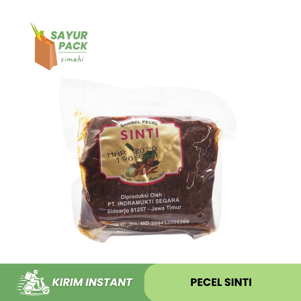 

PECEL SINTI | bumbu pecel sinti | sambel pecel | sayur instant cimahi