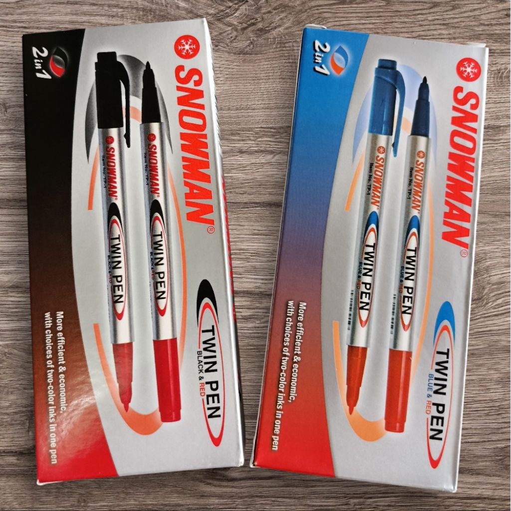 

(12pcs)Twinpen snowman