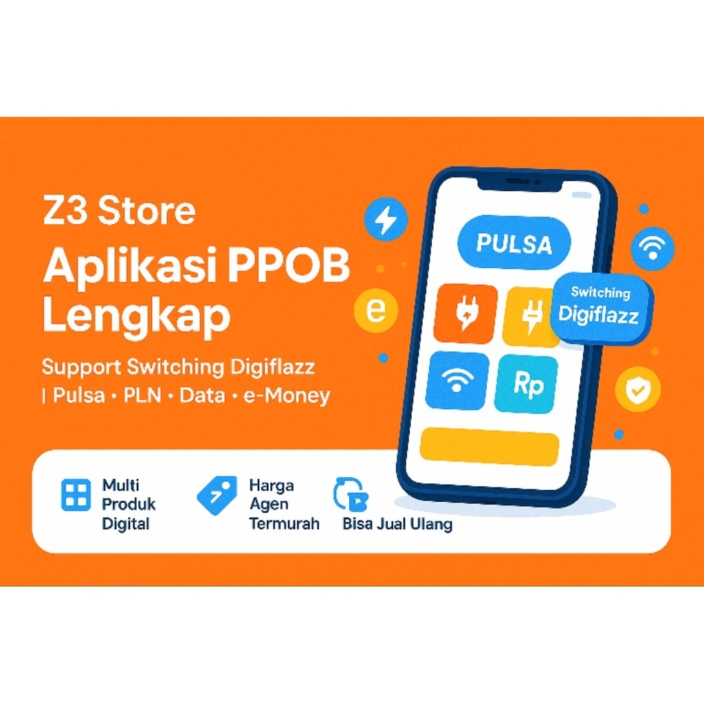 Source code Only Aplikasi Server Pulsa dan PPOB Bonus Apk
