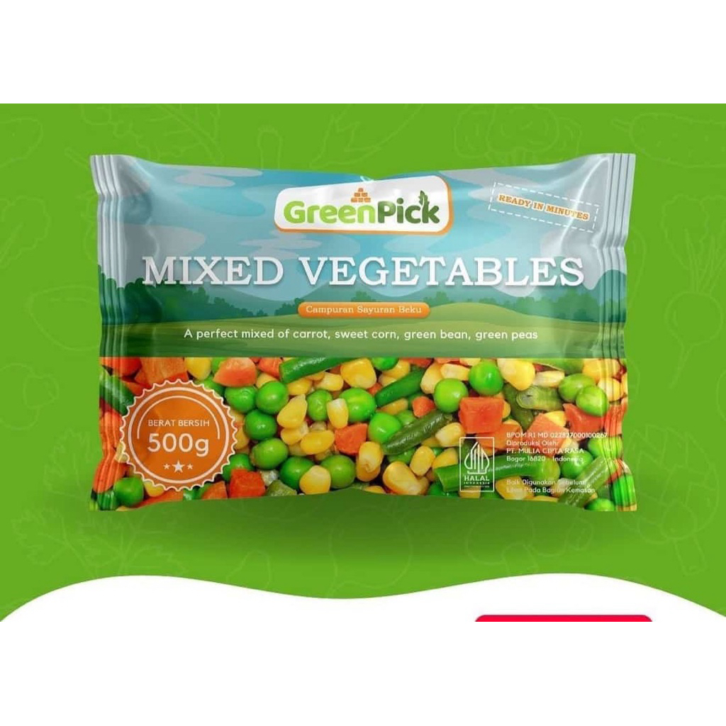 

GREENPICK Mix Vegetable 4 Ways 500gr