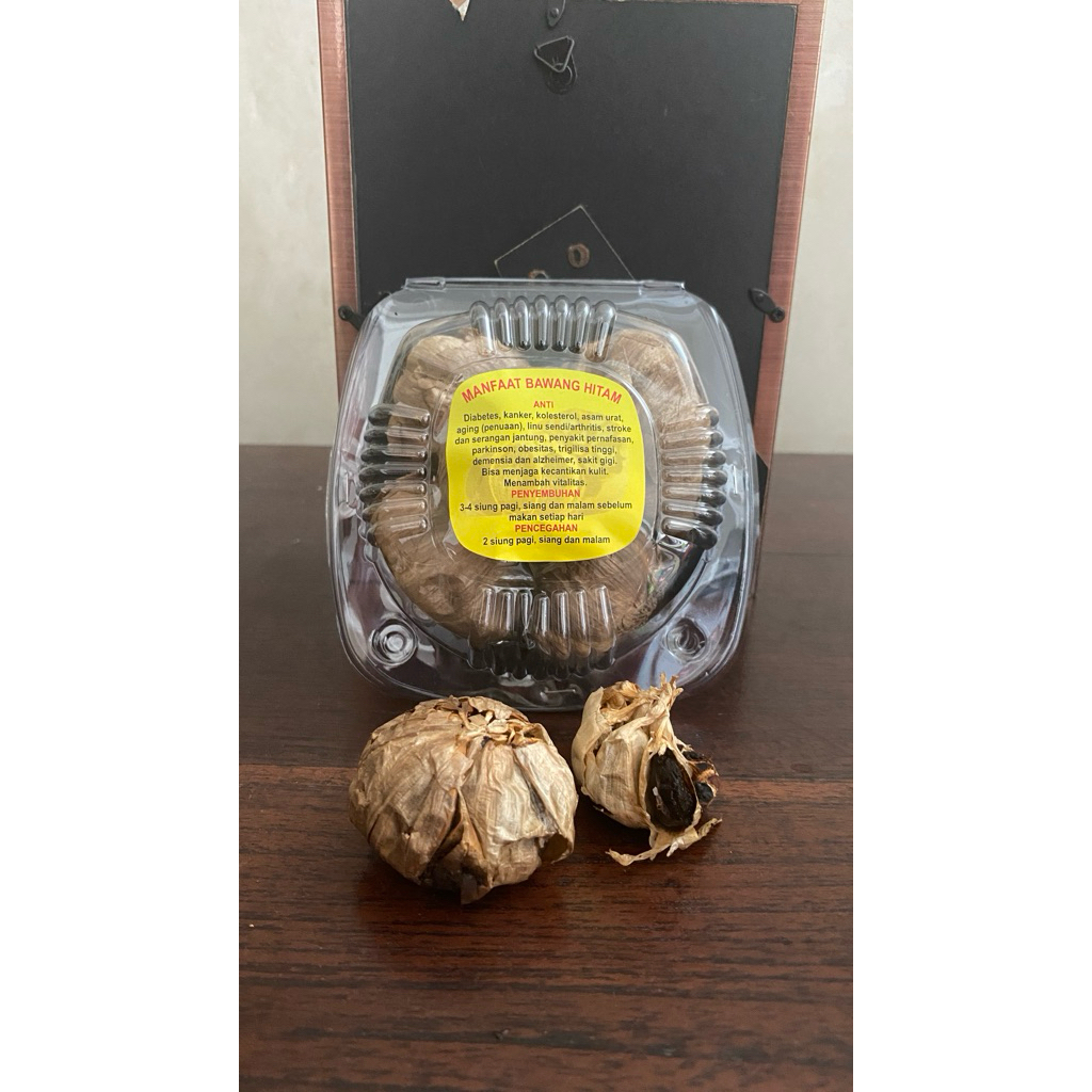 

Obat Herbal Black Garlic/ Bawang Hitam Organik Isi 5 Bonggol Buah