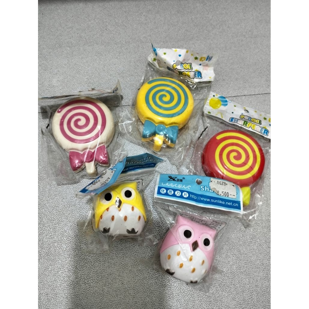 

Peraut Pensil | Pencil Sharpener | Rautan Serutan Lollipop Owl | Alat Tulis Kantor | Peralatan Sekolah | ATK
