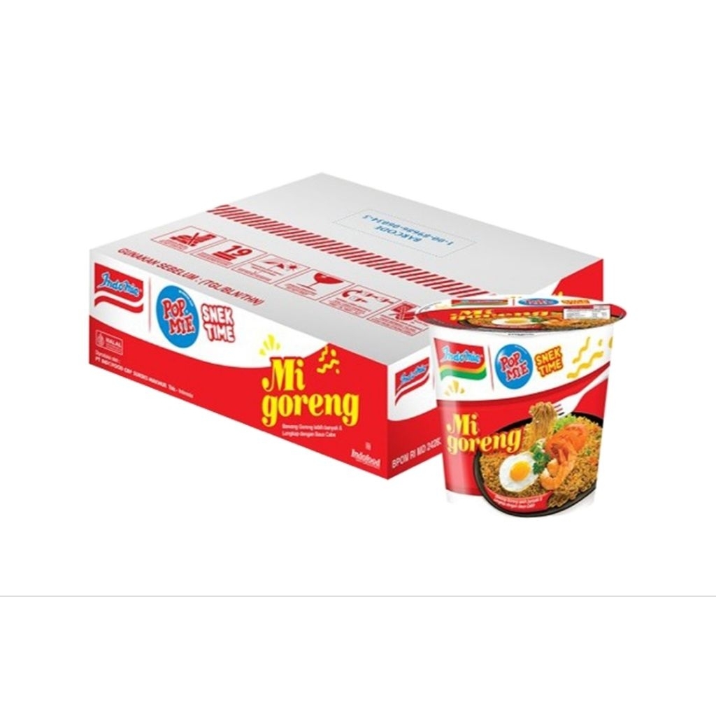 

Pop Mie Mi Instan Cup Goreng 12 x 43 gram