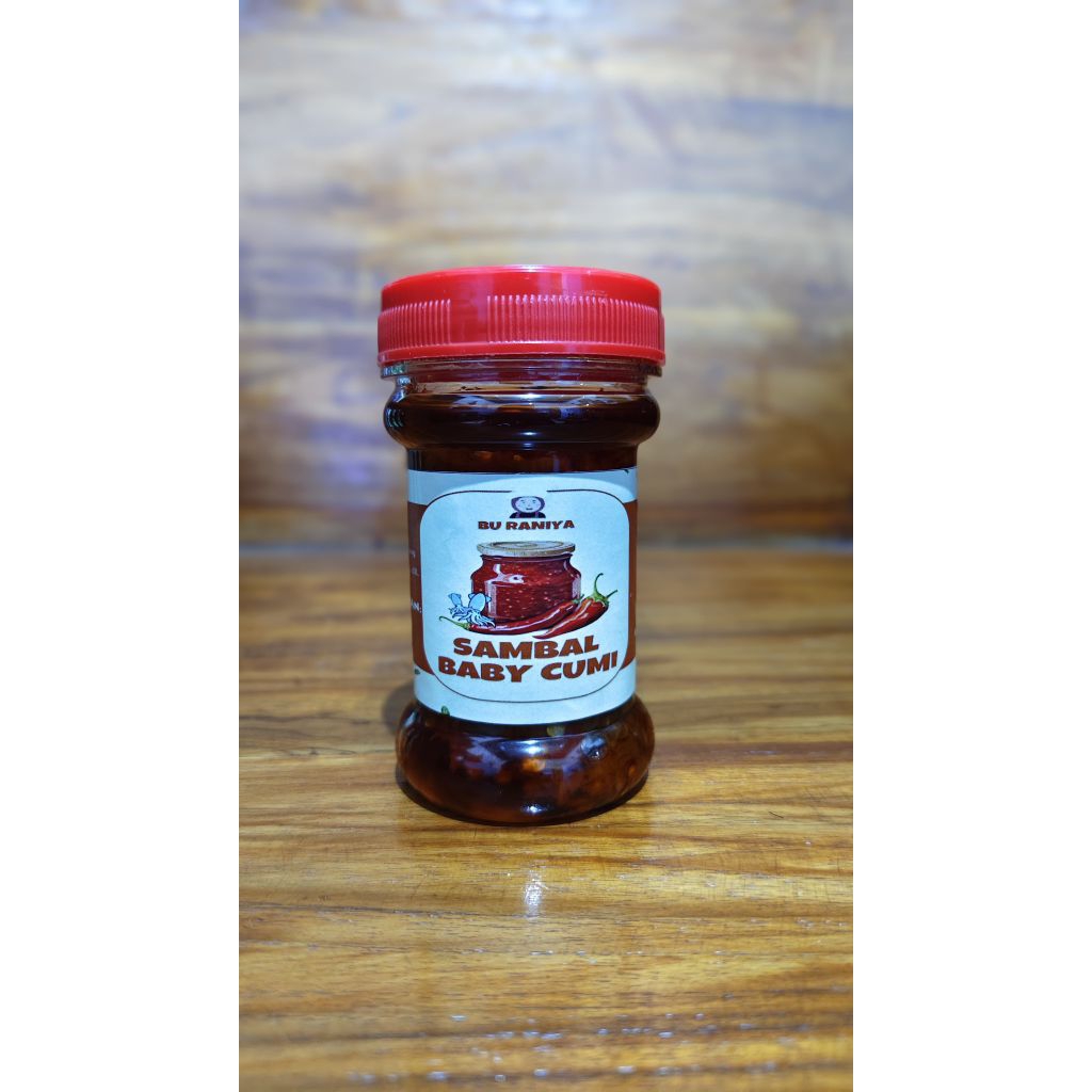 

SAMBAL BABY CUMI MERAH 150gr
