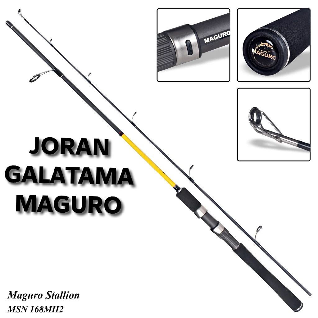 JORAN MAGURO STALLION | Ring Fuji | Joran Spinning | Galatama | Alat pancing original