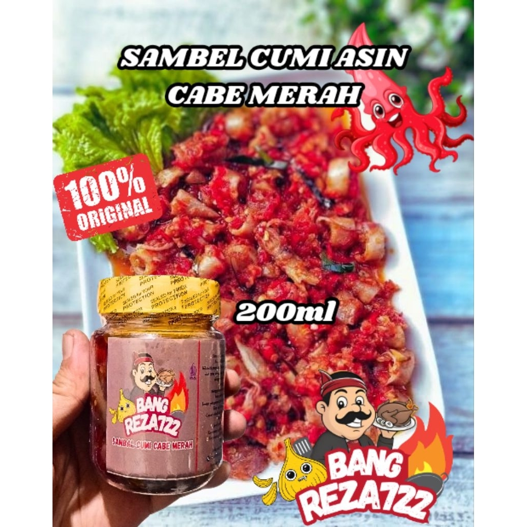 

SAMBEL CUMI ASIN CABE MERAH (200ml) PEDAS