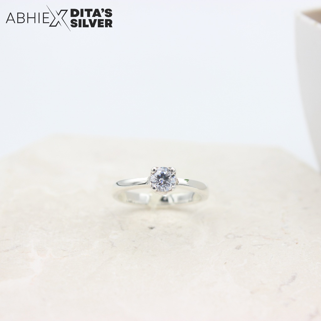 Cincin Wanita Perak/Paladium Kode W14