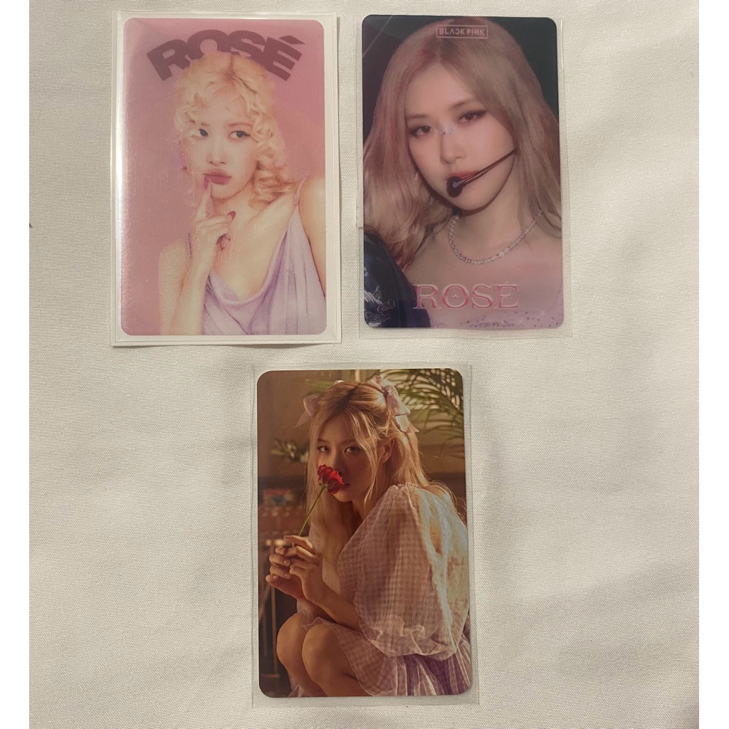 Rose photocard Photobook kpopmerch