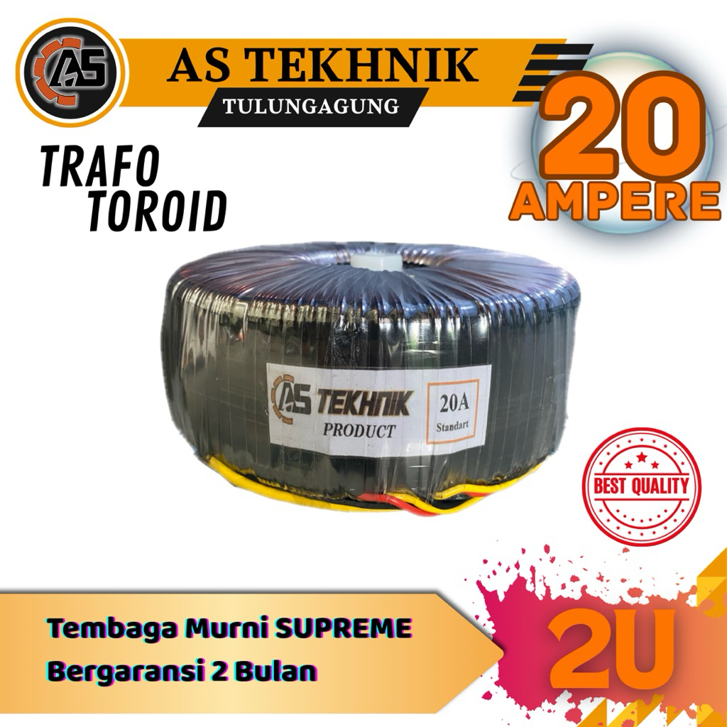 TRAFO TEROID DONAT 20A CT 65V-55V