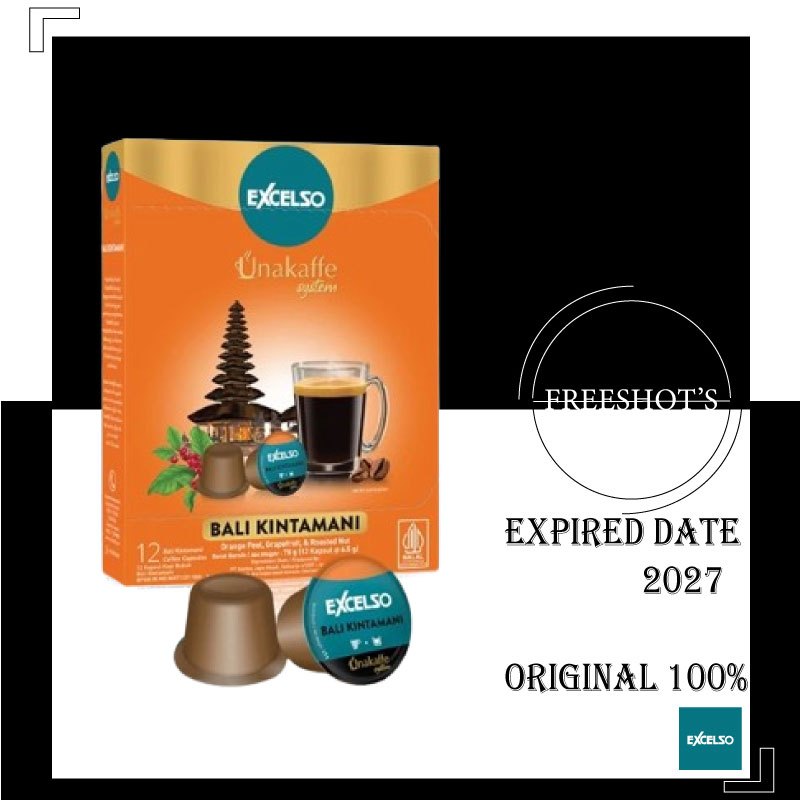 

Excelso Unakaffe Kopi Kapsul Bali Kintamani (1 Box 12 Capsule)