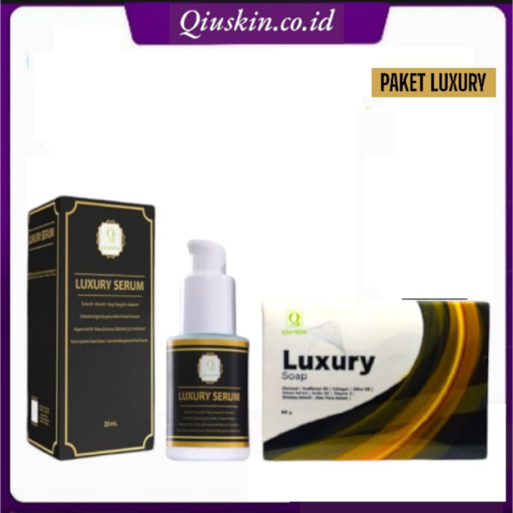 LUXURY P3MB3S4RRPV3N1SS SERUM PAKET 2 PCS DAY DAN NIGHT SABUN SERUM PAKET QIUSKIN LUXURY KHUALITAS B